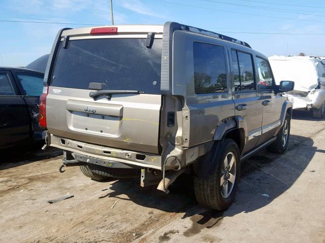 1J8HH48N16C329079 - 2006 JEEP COMMANDER ოქროსფერი ფოტო 4