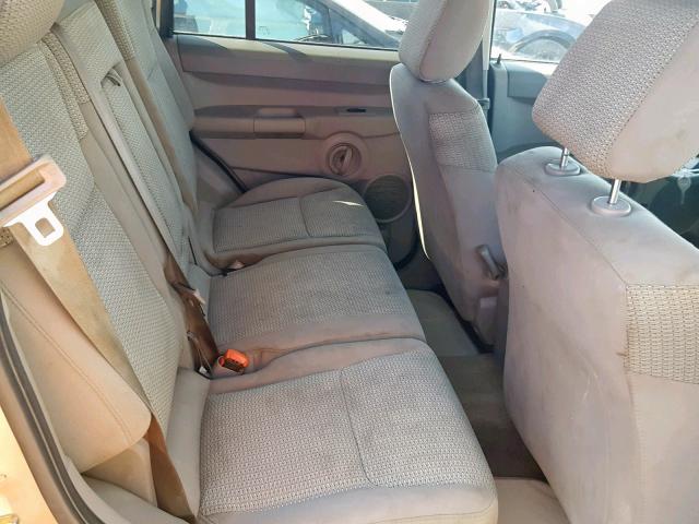 1J8HH48N16C329079 - 2006 JEEP COMMANDER ოქროსფერი ფოტო 6