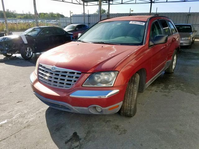 2A4GM68466R735619 - 2006 CHRYSLER PACIFICA T RED photo 2