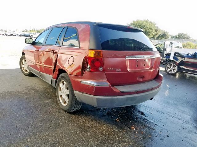 2A4GM68466R735619 - 2006 CHRYSLER PACIFICA T RED photo 3