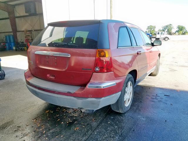 2A4GM68466R735619 - 2006 CHRYSLER PACIFICA T RED photo 4