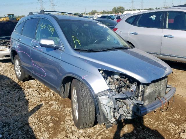 JHLRE48799C014737 - 2009 HONDA CR-V EXL BLUE photo 1