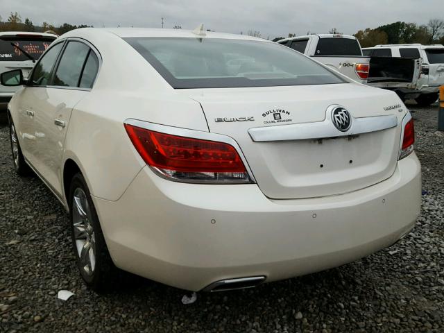 1G4GE5GD2BF183533 - 2011 BUICK LACROSSE C WHITE photo 3