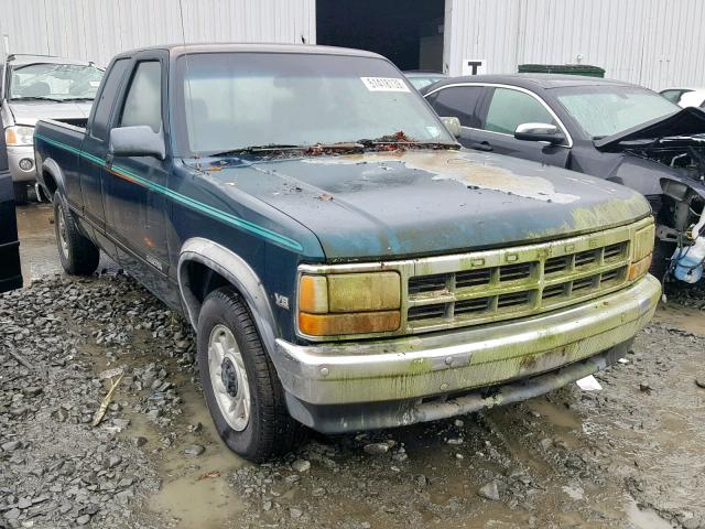 1B7GL23Y9PS277523 - 1993 DODGE DAKOTA GREEN photo 1