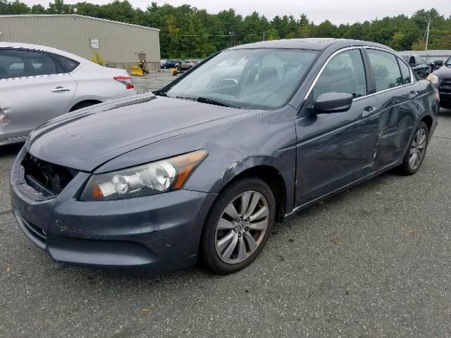 1HGCP2F73BA117773 - 2011 HONDA ACCORD EX GRAY photo 2