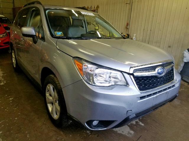 JF2SJAHC9FH453555 - 2015 SUBARU FORESTER 2 BLUE photo 1