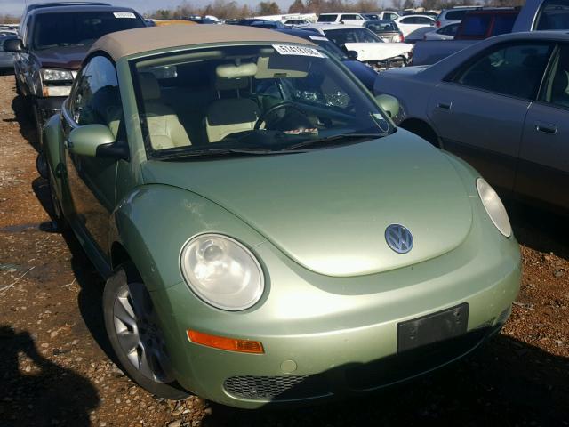 3VWRF31Y89M400181 - 2009 VOLKSWAGEN NEW BEETLE GREEN photo 1