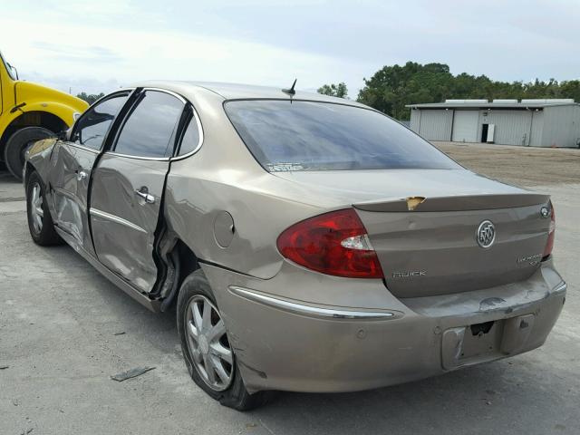 2G4WD582461223944 - 2006 BUICK LACROSSE C GOLD photo 3