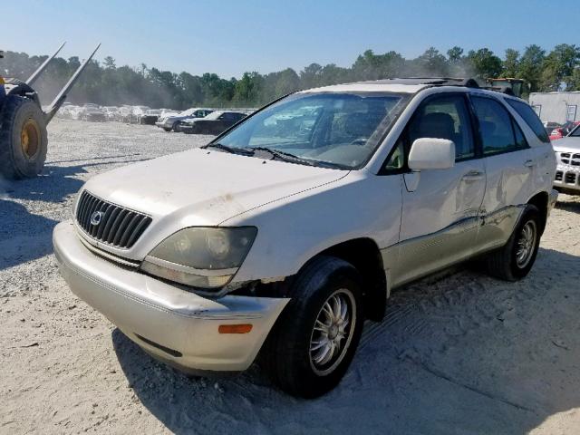 JT6HF10U9Y0124684 - 2000 LEXUS RX 300 WHITE photo 2