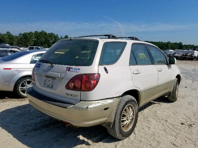 JT6HF10U9Y0124684 - 2000 LEXUS RX 300 WHITE photo 4