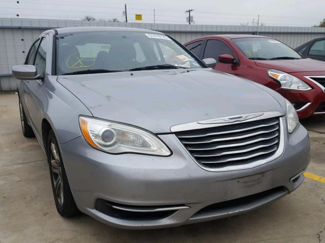 1C3CCBAB8DN660381 - 2013 CHRYSLER 200 LX SILVER photo 1