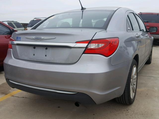 1C3CCBAB8DN660381 - 2013 CHRYSLER 200 LX SILVER photo 4