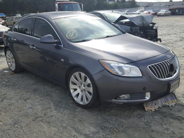 W04G15GV3B1103124 - 2011 BUICK REGAL CXL GRAY photo 1