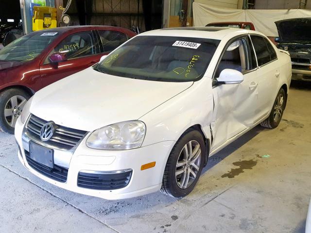 3VWSF71K76M734427 - 2006 VOLKSWAGEN JETTA 2.5 WHITE photo 2