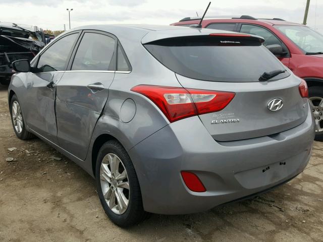 KMHD35LH9EU208090 - 2014 HYUNDAI ELANTRA GT SILVER photo 3