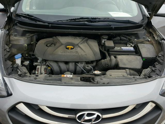 KMHD35LH9EU208090 - 2014 HYUNDAI ELANTRA GT SILVER photo 7