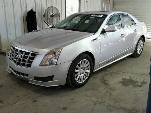 1G6DE5E58D0160785 - 2013 CADILLAC CTS LUXURY SILVER photo 2