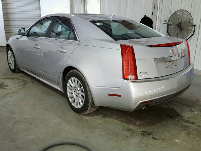 1G6DE5E58D0160785 - 2013 CADILLAC CTS LUXURY SILVER photo 3