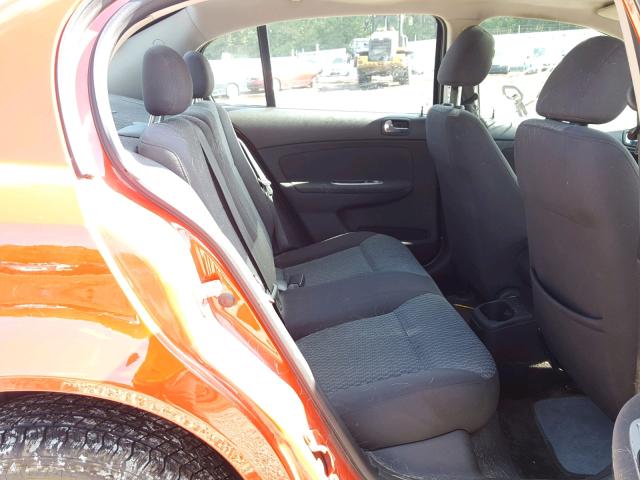 1G1AF5F51A7175717 - 2010 CHEVROLET COBALT 2LT RED photo 6