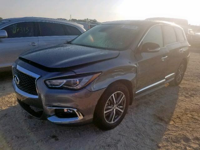 5N1DL0MNXKC534196 - 2019 INFINITI QX60 LUXE GRAY photo 2