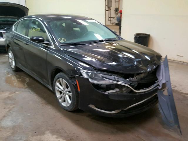 1C3CCCAB1FN556100 - 2015 CHRYSLER 200 LIMITE BLACK photo 1