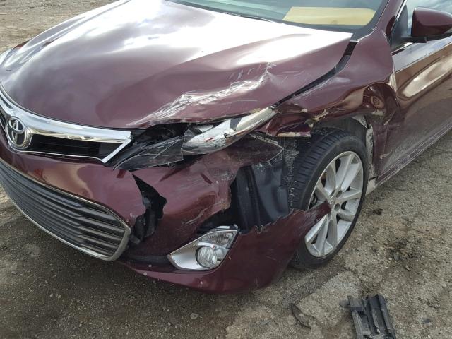 4T1BK1EB5DU051183 - 2013 TOYOTA AVALON BAS MAROON photo 9