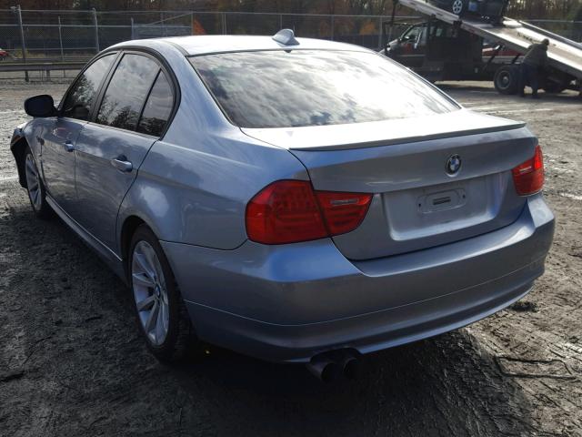 WBAPH5C50BA440810 - 2011 BMW 328 I SULE BLUE photo 3