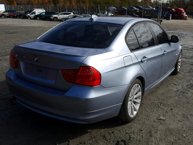 WBAPH5C50BA440810 - 2011 BMW 328 I SULE BLUE photo 4