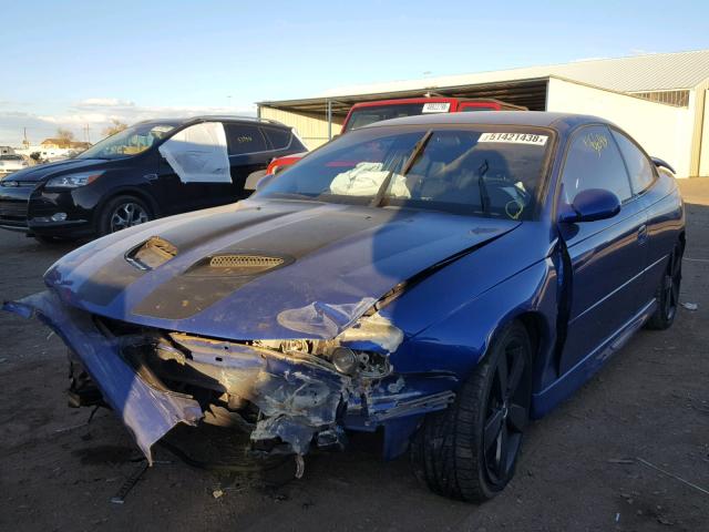 6G2VX12UX6L540803 - 2006 PONTIAC GTO BLUE photo 2