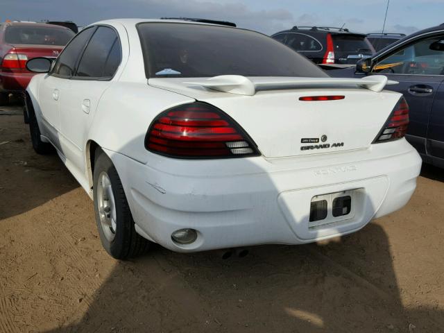 1G2NE52E55M197538 - 2005 PONTIAC GRAND AM S WHITE photo 3