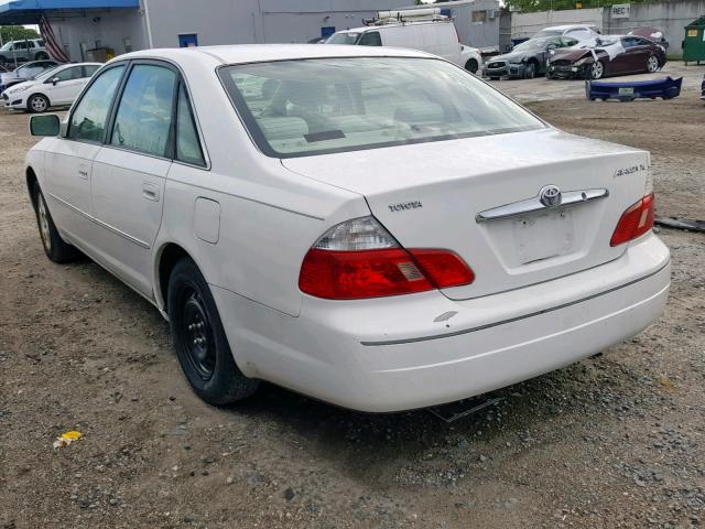 4T1BF28B43U268695 - 2003 TOYOTA AVALON XL WHITE photo 3