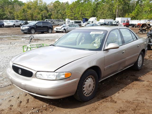 2G4WY55J211244171 - 2001 BUICK CENTURY LI BEIGE photo 2