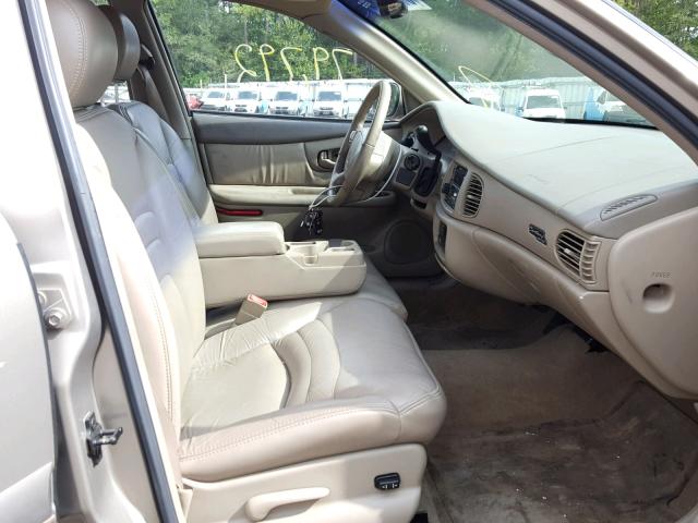 2G4WY55J211244171 - 2001 BUICK CENTURY LI BEIGE photo 5