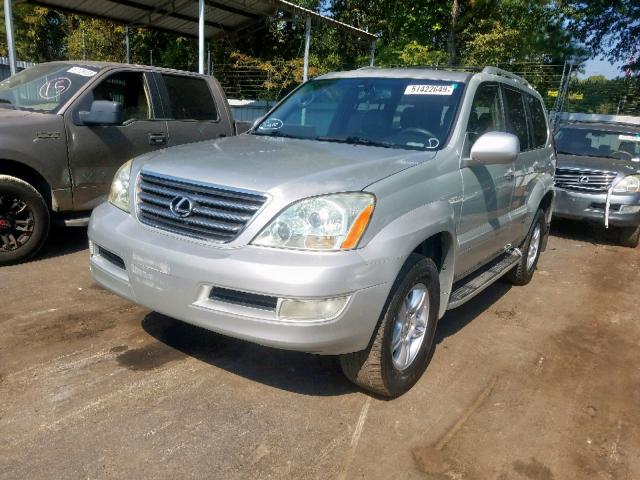 JTJBT20X550096303 - 2005 LEXUS GX 470 SILVER photo 2