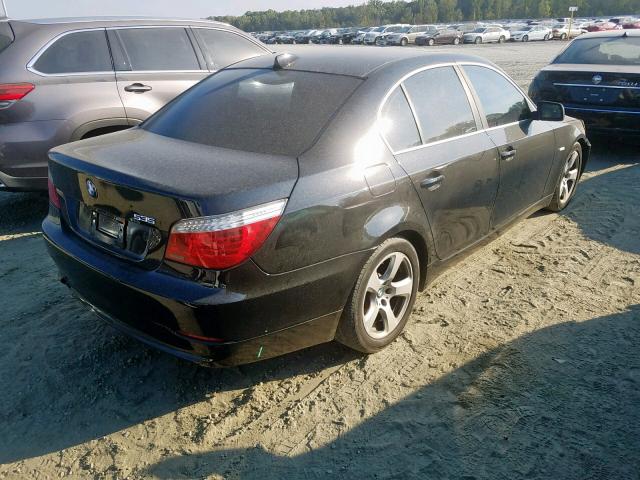 WBANW13538CZ73320 - 2008 BMW 535 I BLACK photo 4