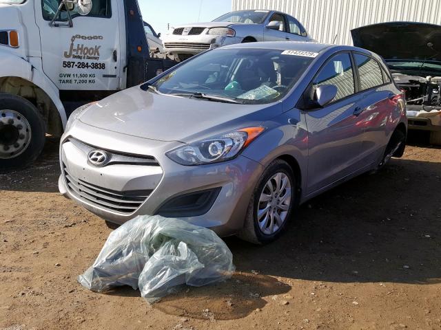 KMHD25LE5DU083550 - 2013 HYUNDAI ELANTRA GT GRAY photo 2