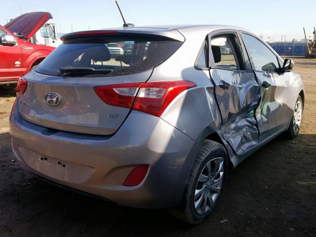 KMHD25LE5DU083550 - 2013 HYUNDAI ELANTRA GT GRAY photo 4