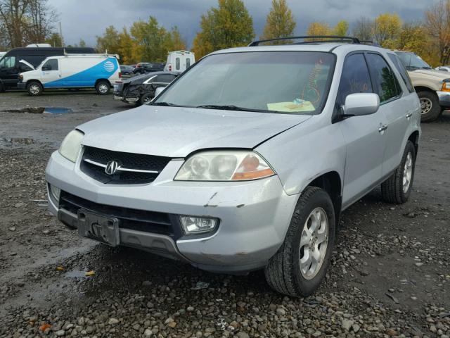 2HNYD186X2H543113 - 2002 ACURA MDX TOURIN SILVER photo 2