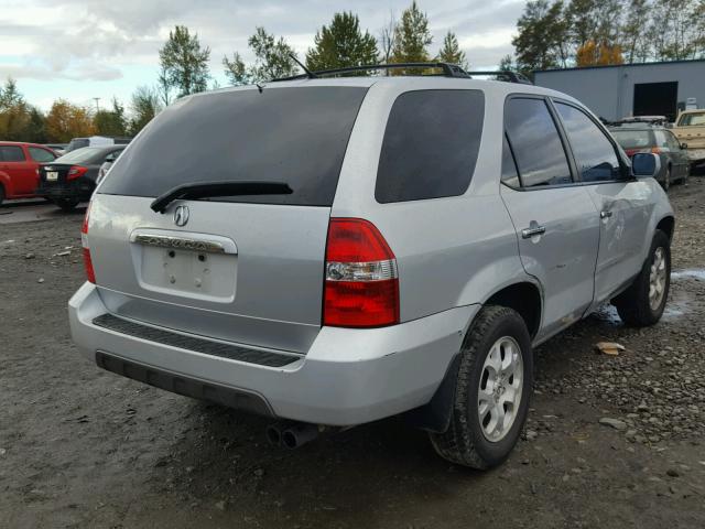 2HNYD186X2H543113 - 2002 ACURA MDX TOURIN SILVER photo 4