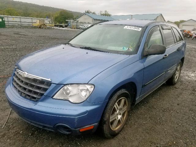 2A8GM48LX7R129638 - 2007 CHRYSLER PACIFICA BLUE photo 2