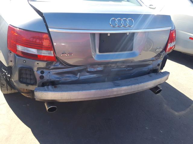 WAUDH74F27N091543 - 2007 AUDI A6 3.2 QUA SILVER photo 9