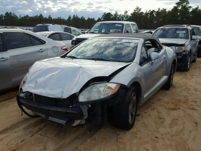 4A3AL25F78E028541 - 2008 MITSUBISHI ECLIPSE SP GRAY photo 2