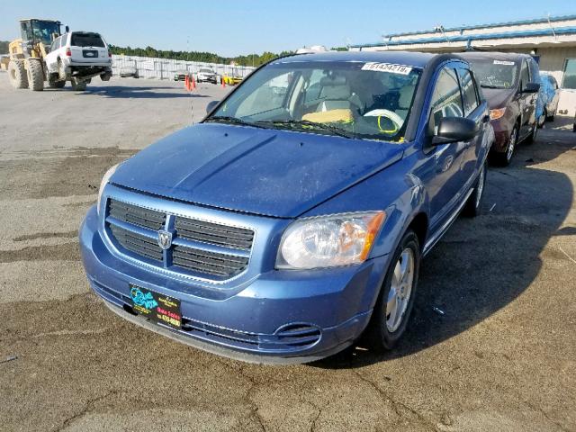 1B3HB28B97D242482 - 2007 DODGE CALIBER BLUE photo 2