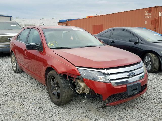 3FAHP0HA1AR239477 - 2010 FORD FUSION SE RED photo 1