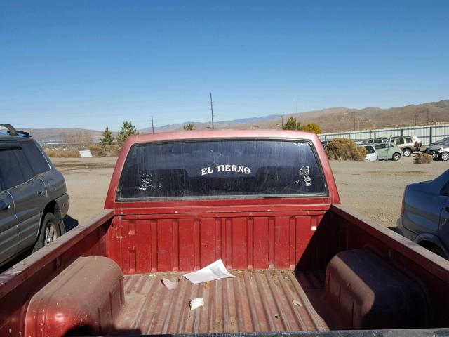 1N6SD11S0NC345146 - 1992 NISSAN TRUCK SHOR RED photo 6