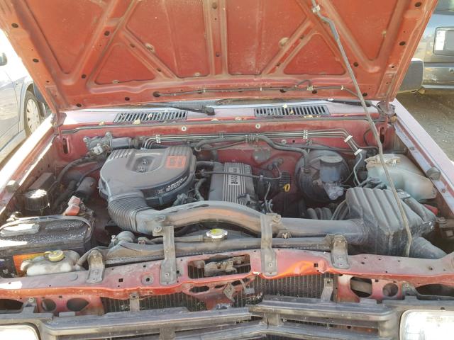 1N6SD11S0NC345146 - 1992 NISSAN TRUCK SHOR RED photo 7