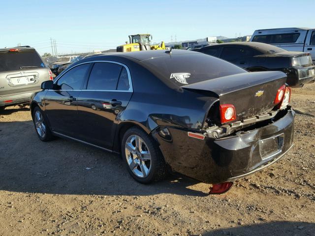 1G1ZH57B684245029 - 2008 CHEVROLET MALIBU 1LT BLACK photo 3