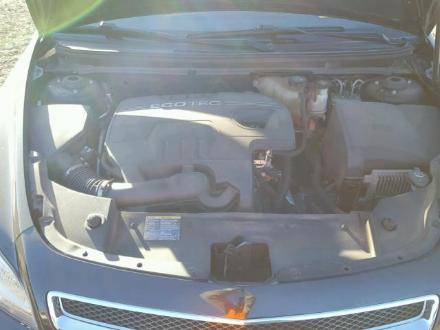 1G1ZH57B684245029 - 2008 CHEVROLET MALIBU 1LT BLACK photo 7