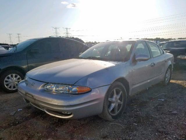 1G3NL52E61C248840 - 2001 OLDSMOBILE ALERO GL SILVER photo 2