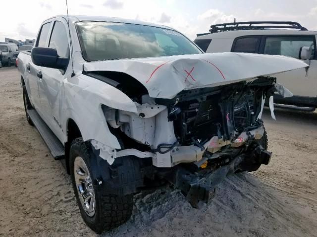 1N6AA1EJ6JN528930 - 2018 NISSAN TITAN S WHITE photo 1